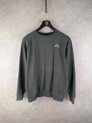 Kappa Jumper Mens XL Extra Large Grey Pullover