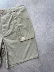 Y2K Utility Shorts Men’s W36 Beige Cargo Outdoor Skater Workwear