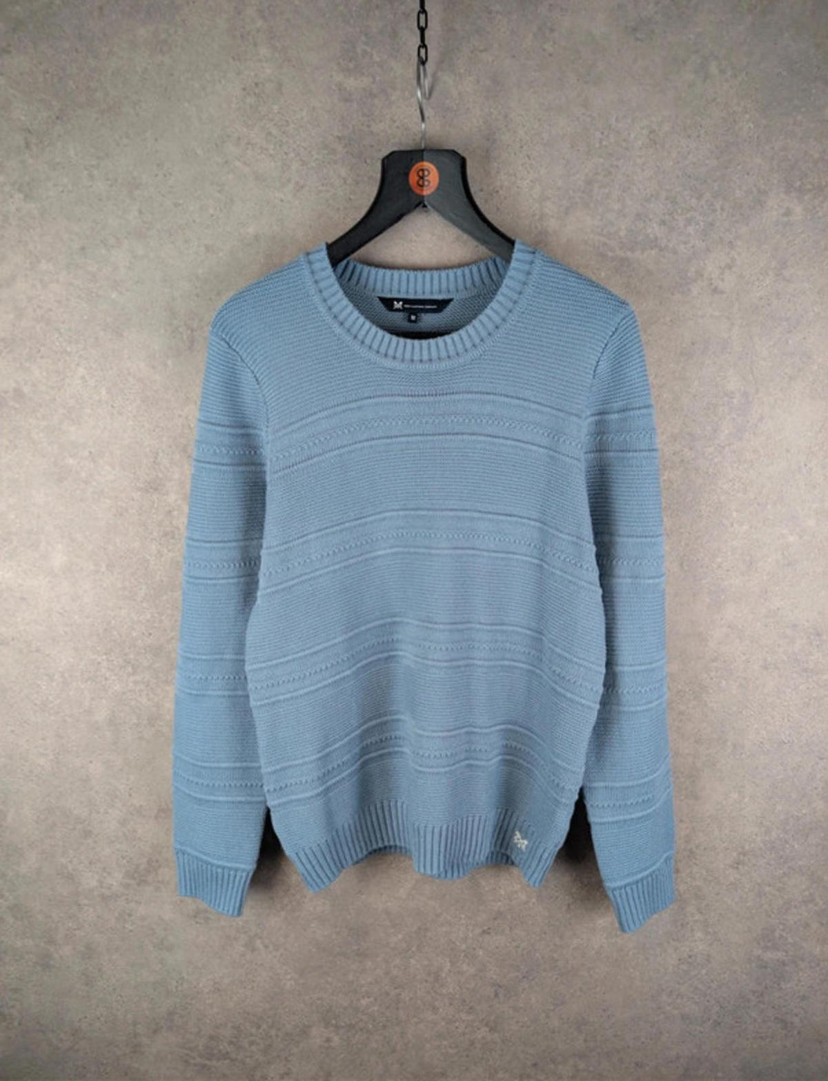 Crew Clothing Company Jumper Womens L Large Blue Knitted Pullover