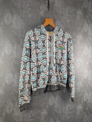 Billabong Jumper Womens Medium M Full Zip Hoodie Vintage 90s