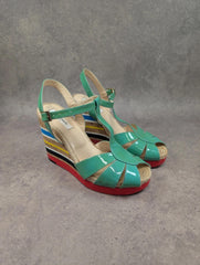 LK Bennet Shoes Espadrilles Womens UK Size 6 Multicoloured