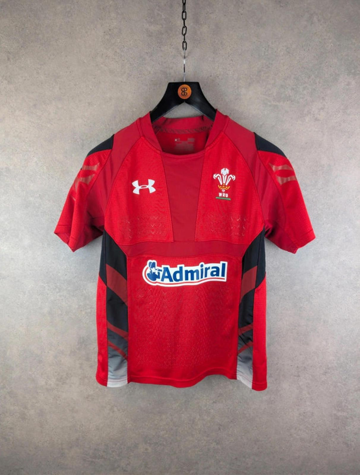 Under Armour Shirt Mens M Medium Red Rugby Union Home