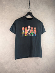 Wrestling Print T-Shirt Mens Medium M Black Hulk Hogan Print