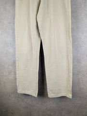Versace Jeans Mens W32 L30 Beige 90s Vintage