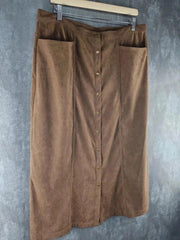 Orvis Skirt Womens XL Extra Large Brown