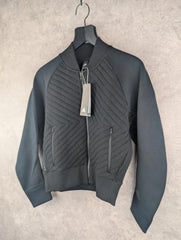 Adidas Jacket Womens S Small Black Full Zip Bomber Track Active