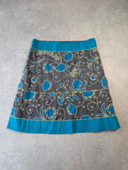 Mistral Y2K Skirt Women’s Size 16 Boho Floral Embroidered Midi Skirt