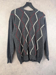 Jaeger Jumper Mens M Medium Vintage Knitted Retro