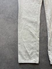 Ralph Lauren Jeans Women’s Size 16 Cream Vintage Straight Leg Distressed Y2K