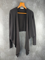 Nicole Farhi Jumper Womens Small S Brown cardigan Cashmere Wool