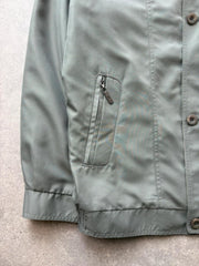Brook Taverner Jacket Men’s XL Sage Green Harrington Lightweight Smart Casual