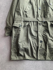 Vintage M1947 Parka Coat Men's XL 1970s Military Hooded Removable Liner Green