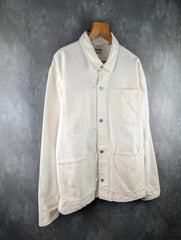 OOBE Brand Chore Jacket Mens 2XL XXL Utility White