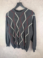 Jaeger Jumper Mens M Medium Vintage Knitted Retro