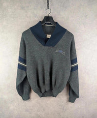 Angelo Litrico Jumper Mens M Medium Vintage Knitted Pullover Embroidered