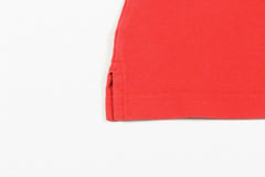 Tommy Hilfiger Polo Shirt Womens Medium m Red Short Sleeve