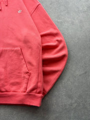 Adidas Hoodie Men’s Large Pink Skate Sportswear Activewear Gym Pullover