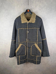 Teddy Smith Coat Womens M Medium Vintage Y2K Afghan