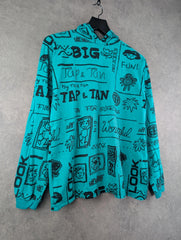 Tap & Tan Jumper Womens Extra Large XL Vintage 80s Hoodie Lightweight