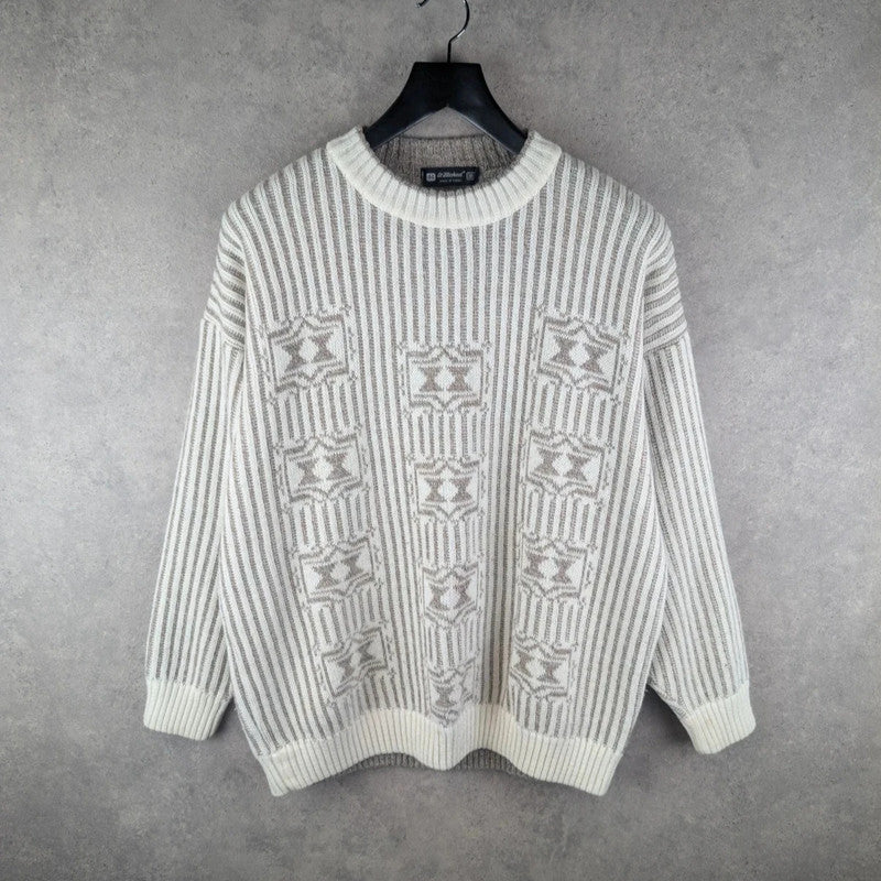 St Michael Jumper Mens Large L Knitted Vintage Retro Pullover