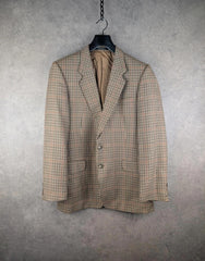 St Michael Blazer Mens Medium M Checked Vintage Jacket 40 Regular