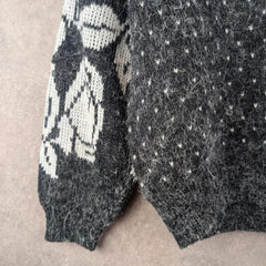 Simply Sol Jumper Womens 16 2XL XXL Knitted Mohair Vintage Collared