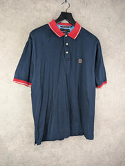 Tommy Hilfiger Polo Shirt Mens L  Large Vintage Golf Retro