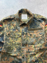 German Military Jacket Men’s Small Flecktarn Camo 2008 Army Combat Field Shirt