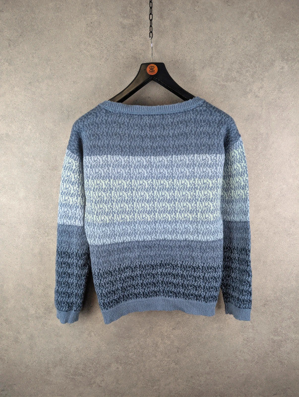 Fat Face Jumper Womens XL Extra Large Blue Knitted Pullover