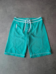 Y2K Animal Shorts Women’s Large Green Surf Skate Summer Beach