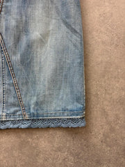 Esprit Denim Midi Skirt Women’s Medium W32 Blue Festival Country Y2K Summer