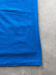 Vintage 1970s Cycling Jersey Men’s Small Blue Wool Baracca Retro Racing Shirt