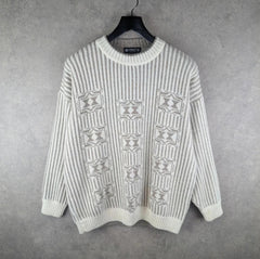 St Michael Jumper Mens L Large Knitted Vintage Retro Pullover