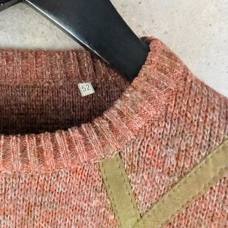 Vintage Jumper Mens Large L Knitted Italian 80s Retro Pullover