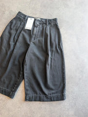Hush Lyla Cropped Denim Bermuda Shorts Women’s Size 8 Black High Waisted