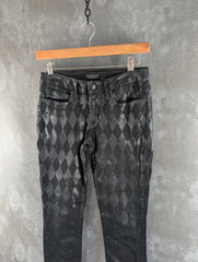 Bebe Jeans Womens XS Extra Small Black