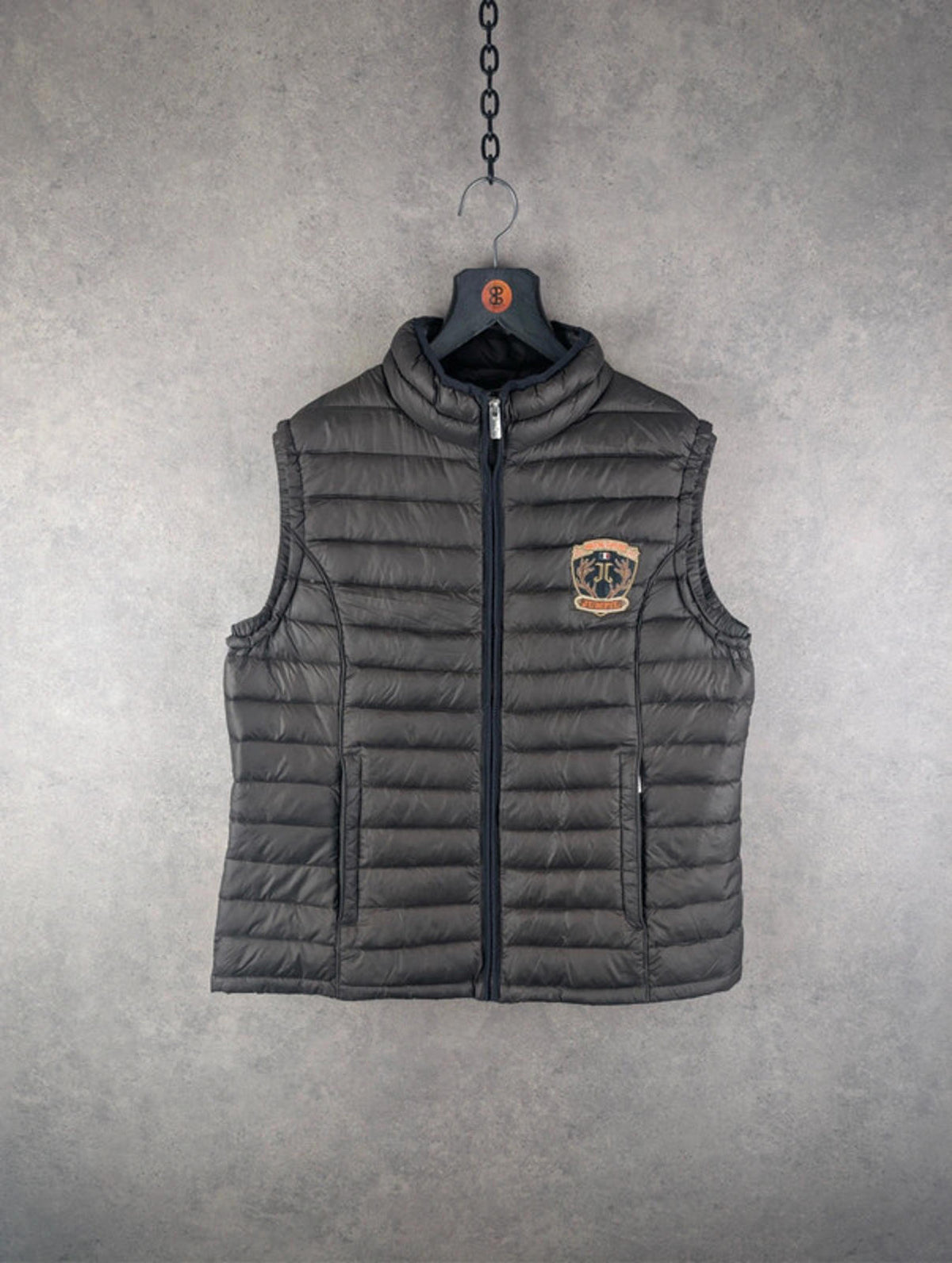 Jumfil Gilet Mens XL Extra Large Brown Down Jacket Body Warmer