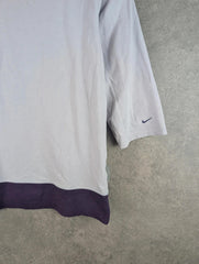 Nike Top Womens Large L Lilac 3/4 Sleeve Training Gym