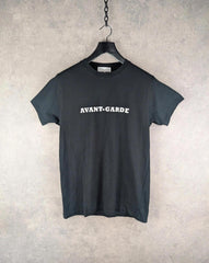 Maison Labiche T-Shirt Mens Large L Black Short Sleeve