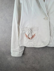 Immortelle Jacket Womens Medium M Cream Y2K