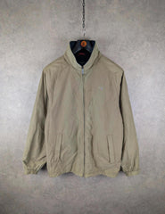 Gant Jacket Mens M Medium Beige Vintage 90s Fleece