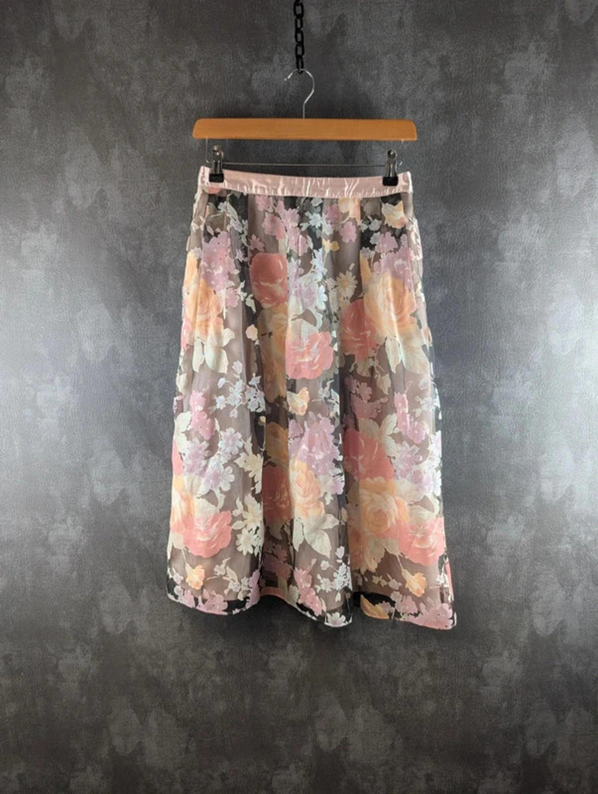 Ted Baker Skirt Womens Small S Floral Pleated Flare