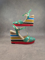 LK Bennet Shoes Espadrilles Womens UK Size 6 Multicoloured