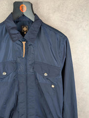 Pretty Green Jacket Mens Small S Blue Shimmer