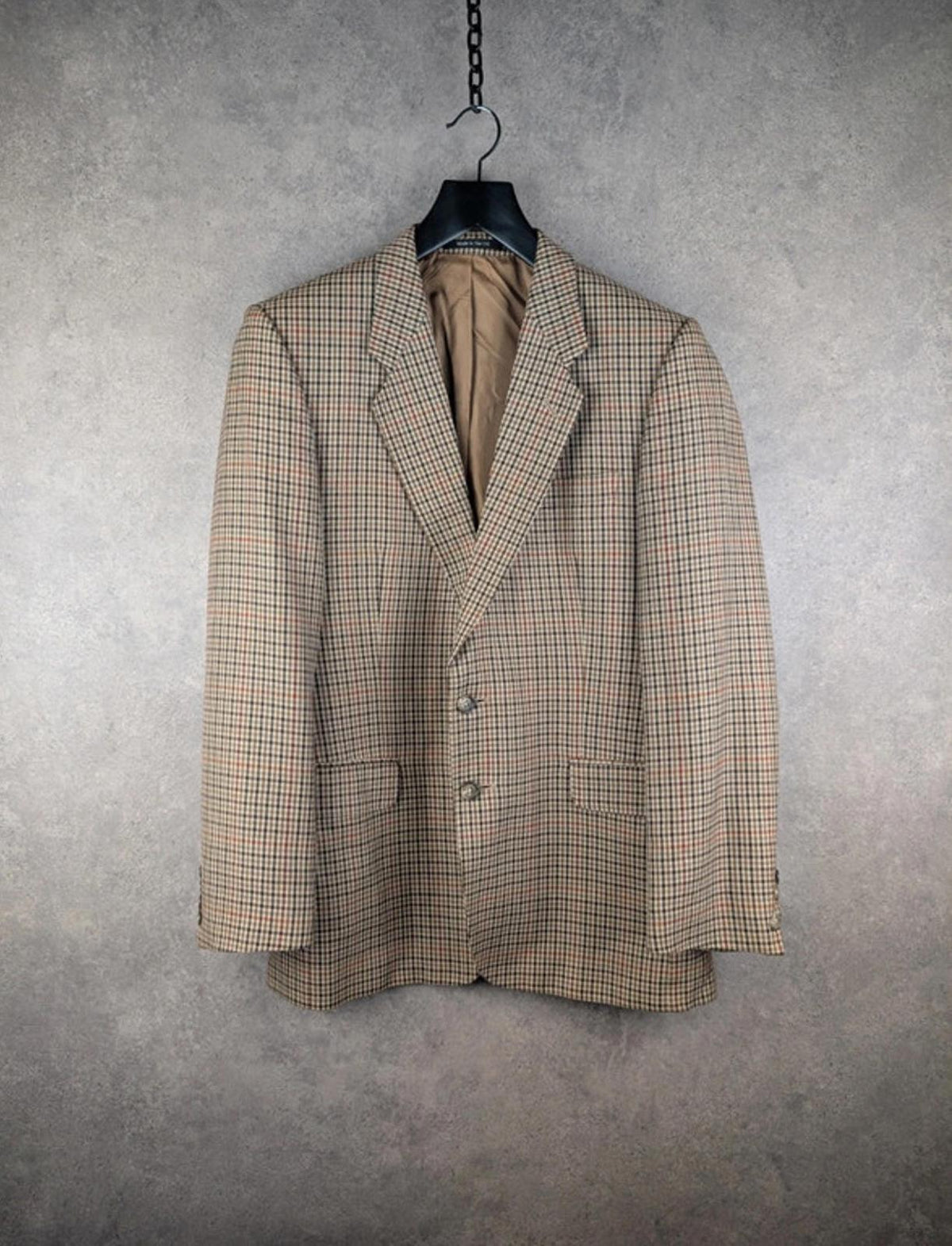 St Michael Blazer Mens M Medium Checked Vintage Jacket 40 Regular