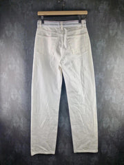 Alexander Wang Trousers Womens Small S White Denim Jeans
