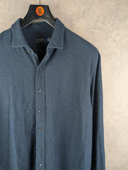 Ralph Lauren Shirt Mens XXL 2XL Navy Long Sleeve Cotton