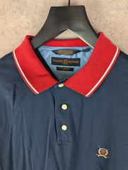 Tommy Hilfiger Polo Shirt Mens L  Large Vintage Golf Retro