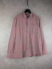 Esprit Shirt Mens XXL 2XL Flannel Checked Slim Cotton