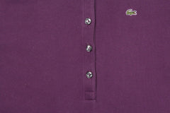 Lacoste Polo Shirt Womens Small S Purple Short Sleeve